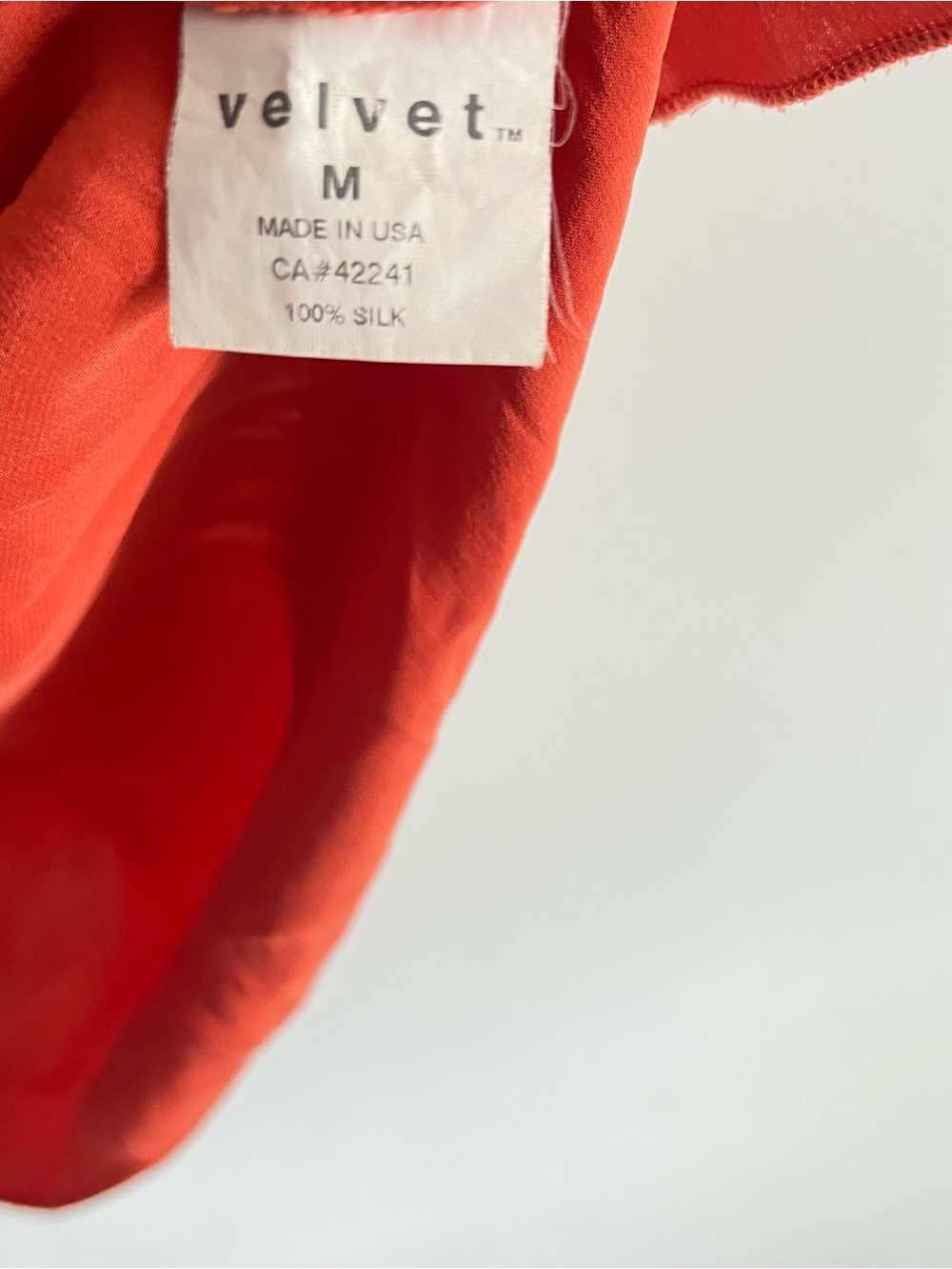 Velvet by Graham & Spencer Silk Orange Purple Colorblock Slip Dress Size Medium - Picture 4 of 10